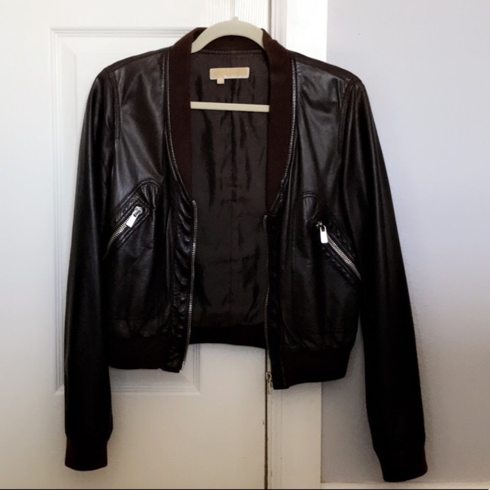 Michael Kors Leather Jacket